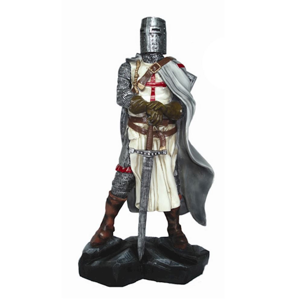 199314 large cavaliere templare con spada 20 cm