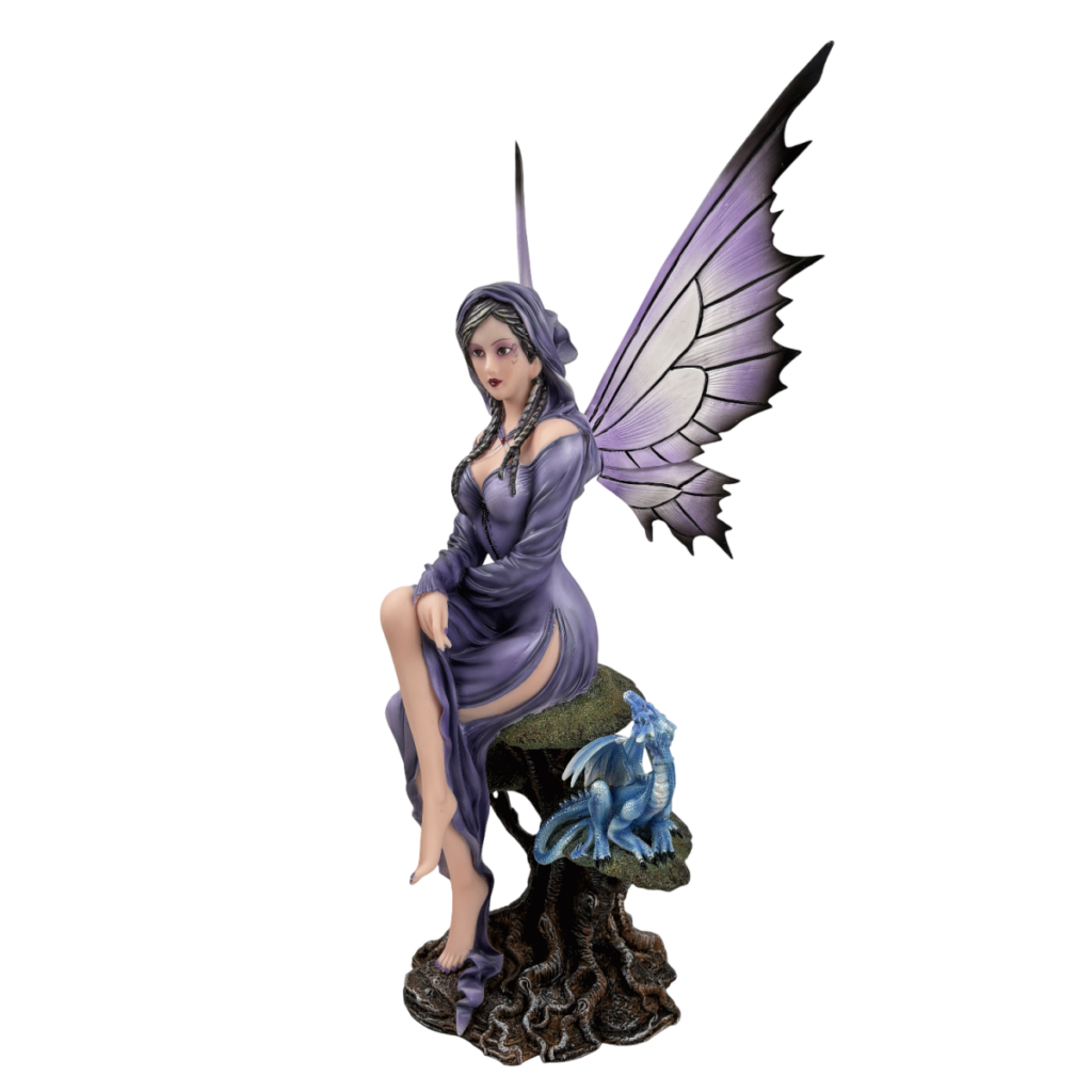 Fata viola con drago Photoroom