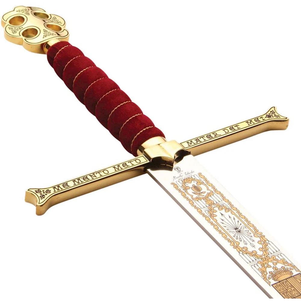 Spada in acciaio Re Cattolico 120 CM
