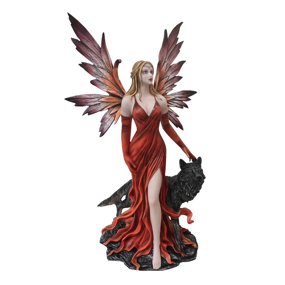 Fatina con lupo nero